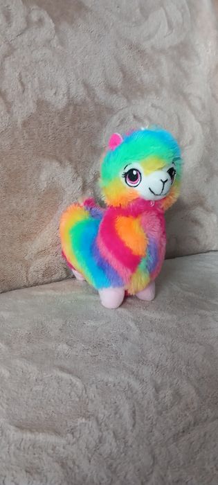 Tęczowa lama pluszak