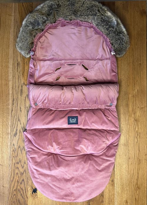 La Millou Śpiworek Do Wózka Aspen Combo Velvet Collection Mulberry