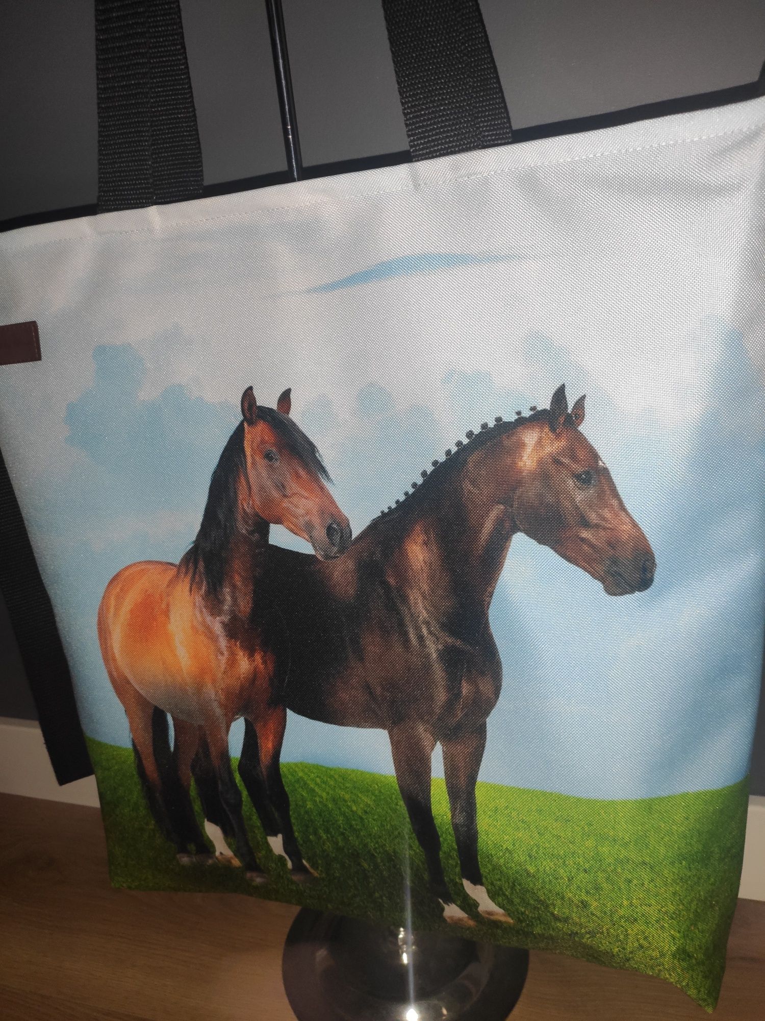 Torebka w konie torba zakupowa koń shopper bag jeździectwo