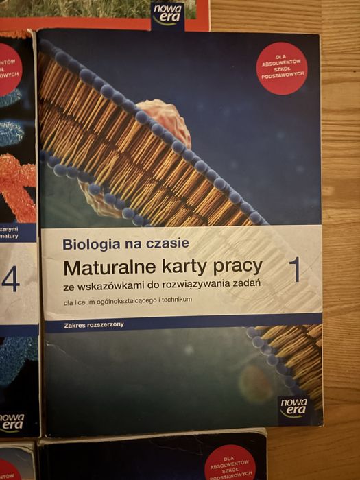 maturalne karty pracy z bilogi rozszerzonej klasa 1 i 4 cena so nego