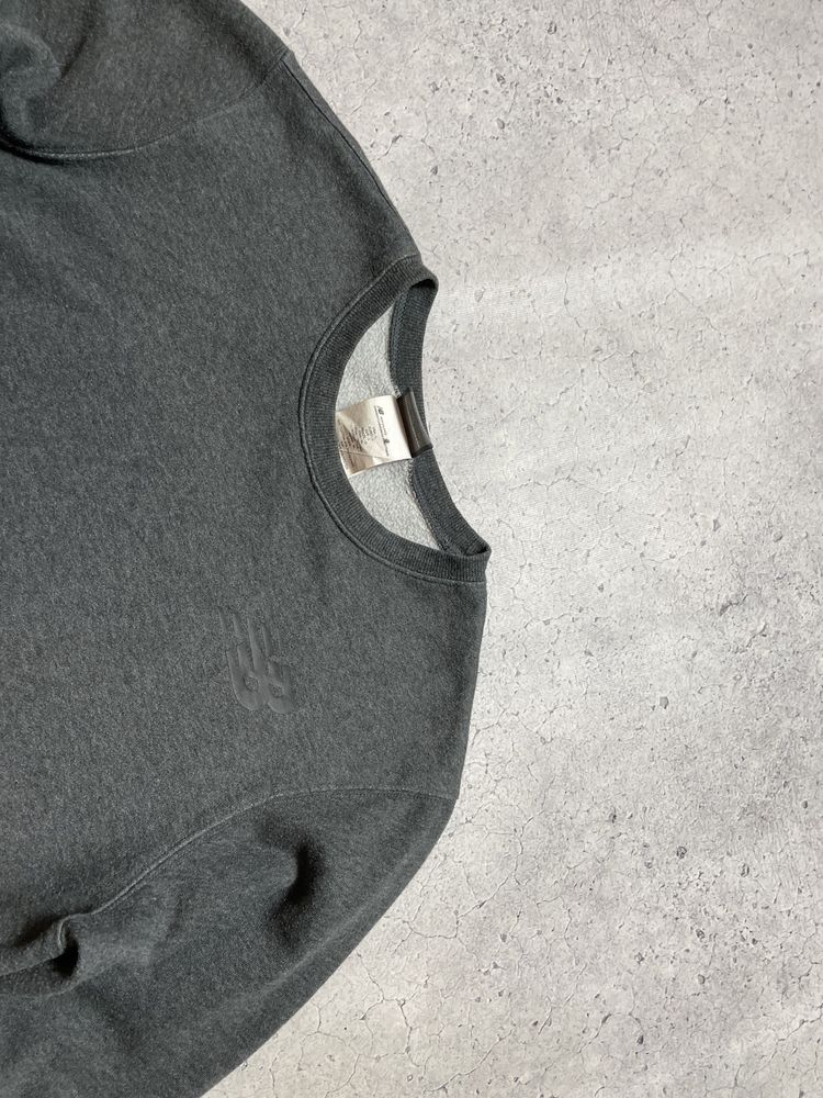 Мужская Серая Кофта Свитшот New Balance Оригинал M-L