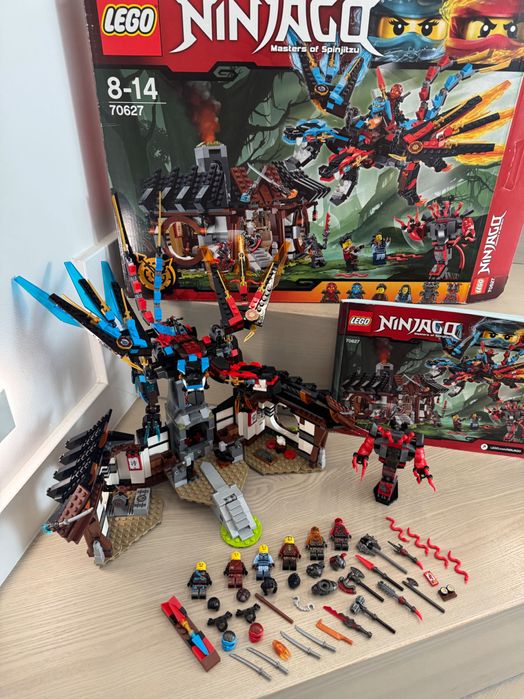 Aktualne. LEGO Ninjago 70627 Kuźnia Smoka KOMPLET z pudełkiem