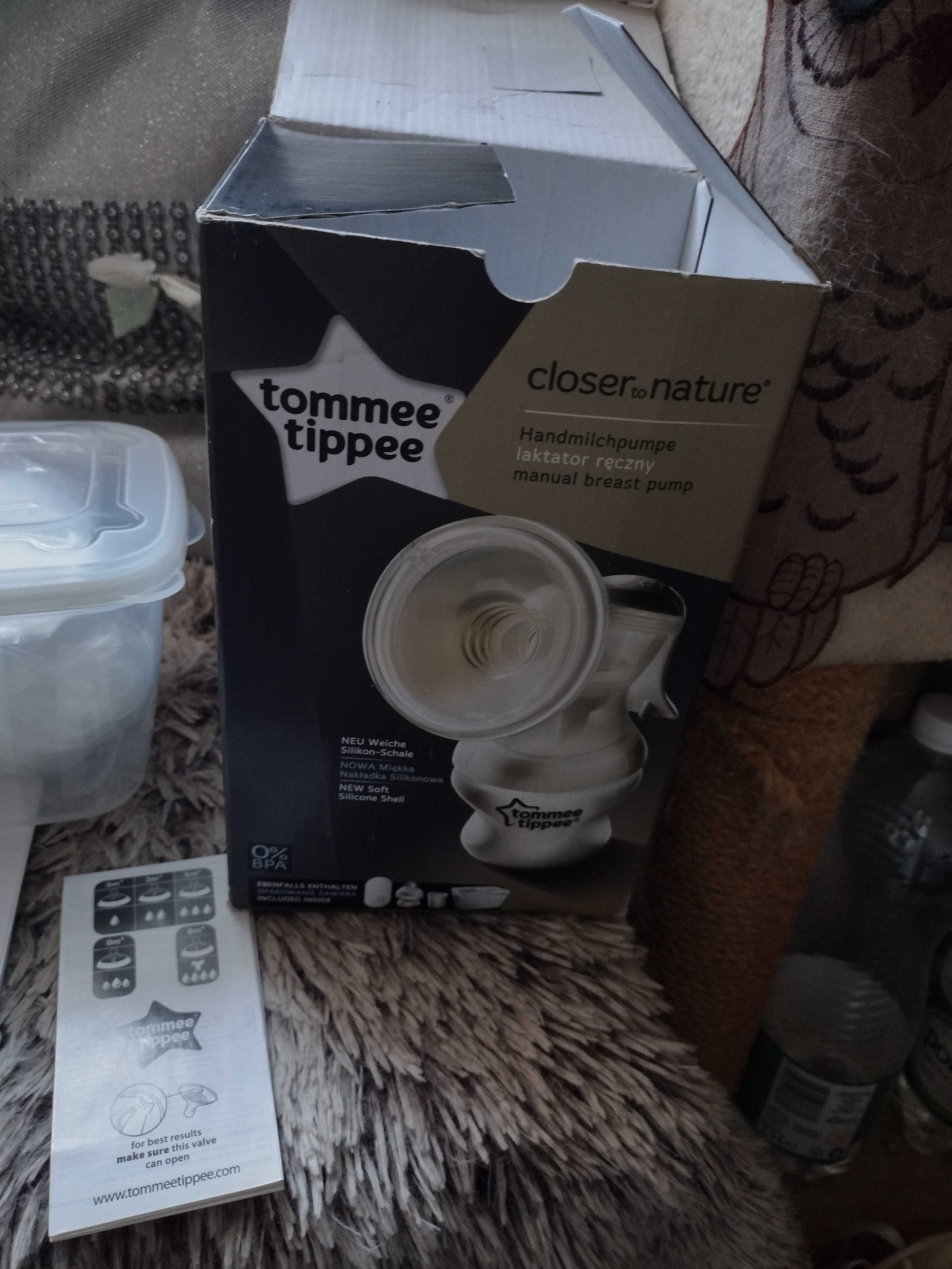 Tommee Tippee Laktator Ręczny Z Akcesoriami