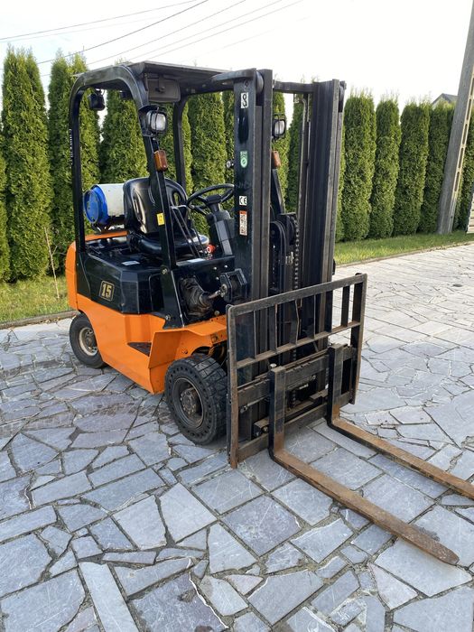 Wozek widlowy Hangcha 15. 1,5tony 2010r. Ważne UDT