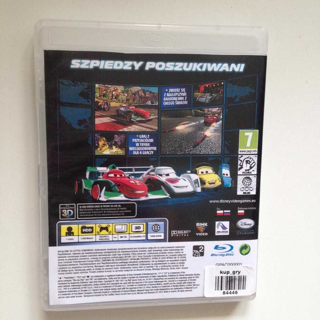 Auta 2 Cars 2 The Video Game PS3 PL Sklep W-wa Ursynów