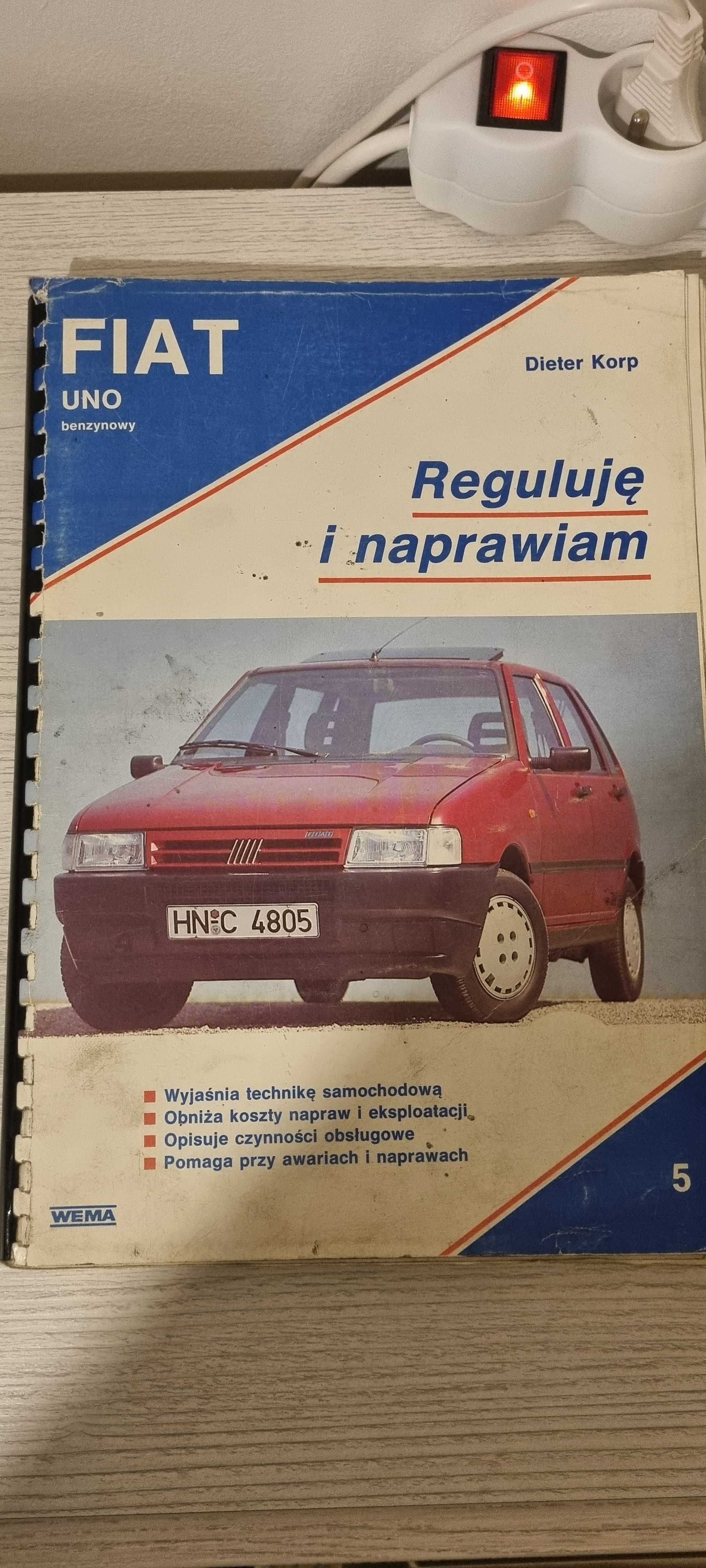 Książka Reguluję i Naprawiam Fiat Uno!