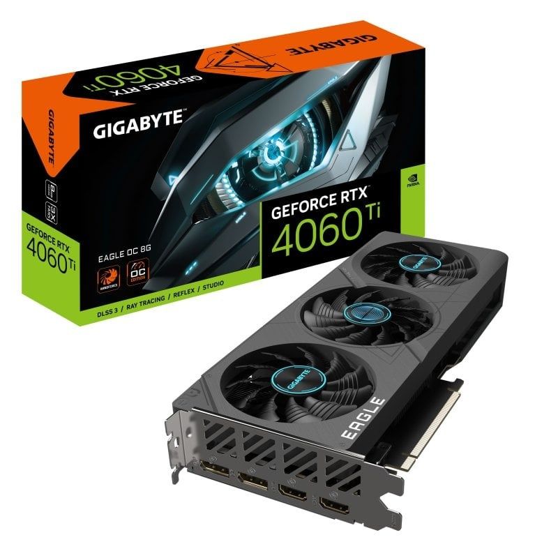 Placa Gráfica Nvidia GeForce RTX 4060 Ti EAGLE OC 8GB GDDR6