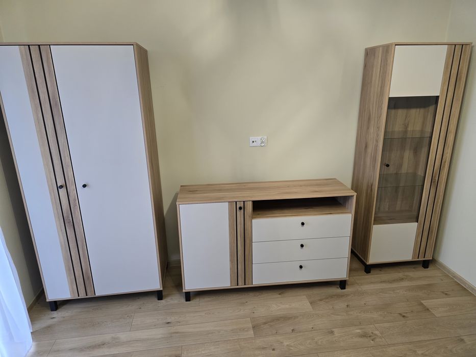 Zestaw mebli KELLIS Dąb Mauvella/Piaskowy Wybarwienie drewna: M802