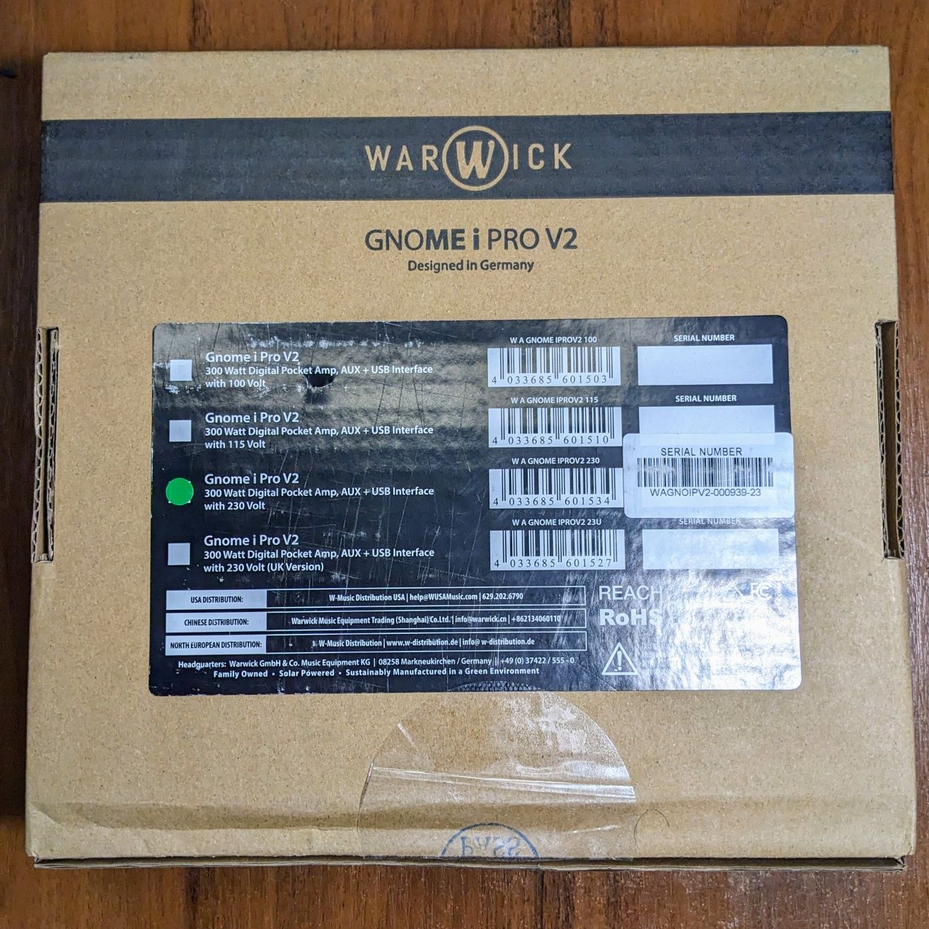 Підсилювач (голова) для бас-гітари Warwick Gnome i Pro V2