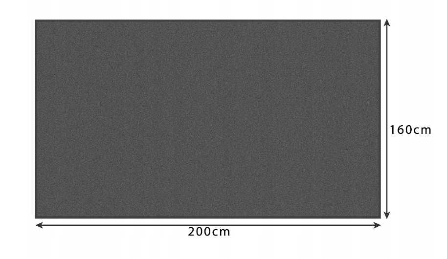 *HIT* GRUBY DUŻY szary koc pled narzuta 160x200 cm Miękki