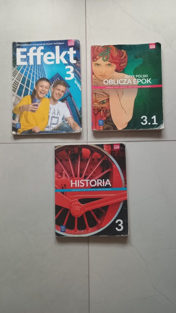 Podręcznik klasa 3 liceum/technkim