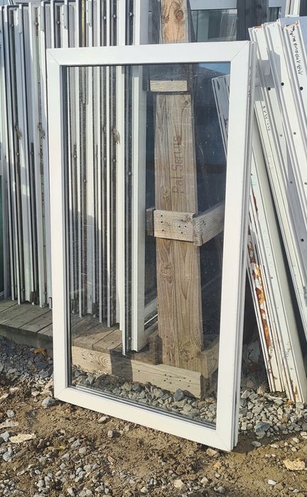 OKNA KacprzaK Witryna 76x133 FIX Używany PCV Lider Okna OLX