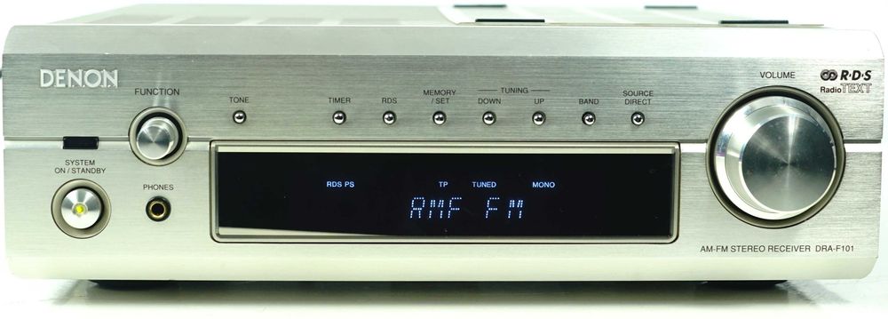 Amplituner DENON DRA-F101 mały ale skuteczny SUB OUT Phono