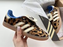 Кросівки кеди Adidas Samba Pony Wales Bonner Leopard / Адідас Самба