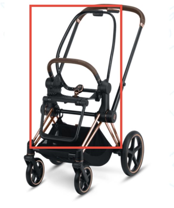 Nowy stelaż siedziska spacerówki Cybex Priam 2.0 Rosegold - Okazja