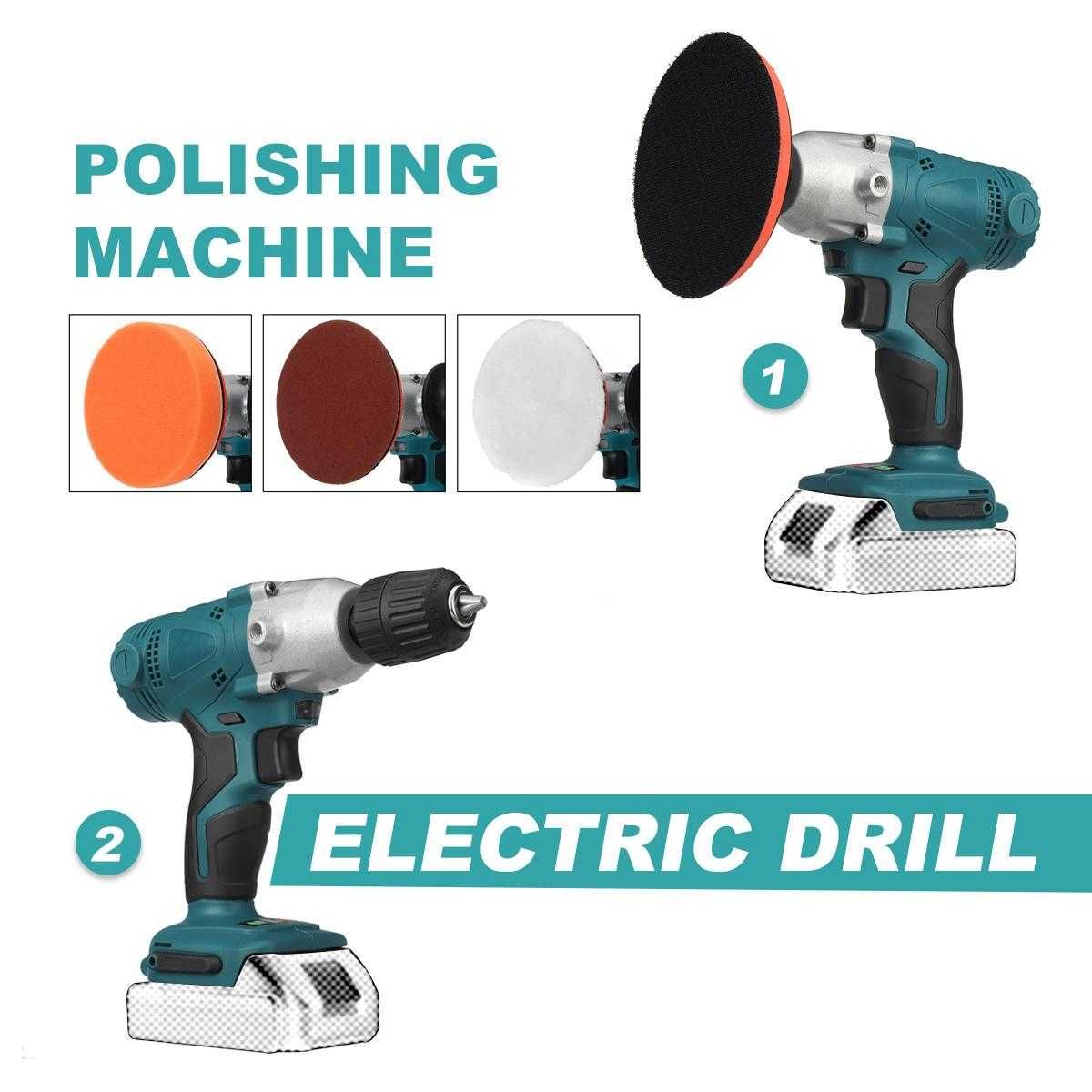 Полировочная машинка с набором насадок