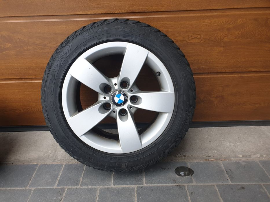 Oryginalne Alufelgi BMW 16" ET 20  razem z oponami zimowymi BMW E60
