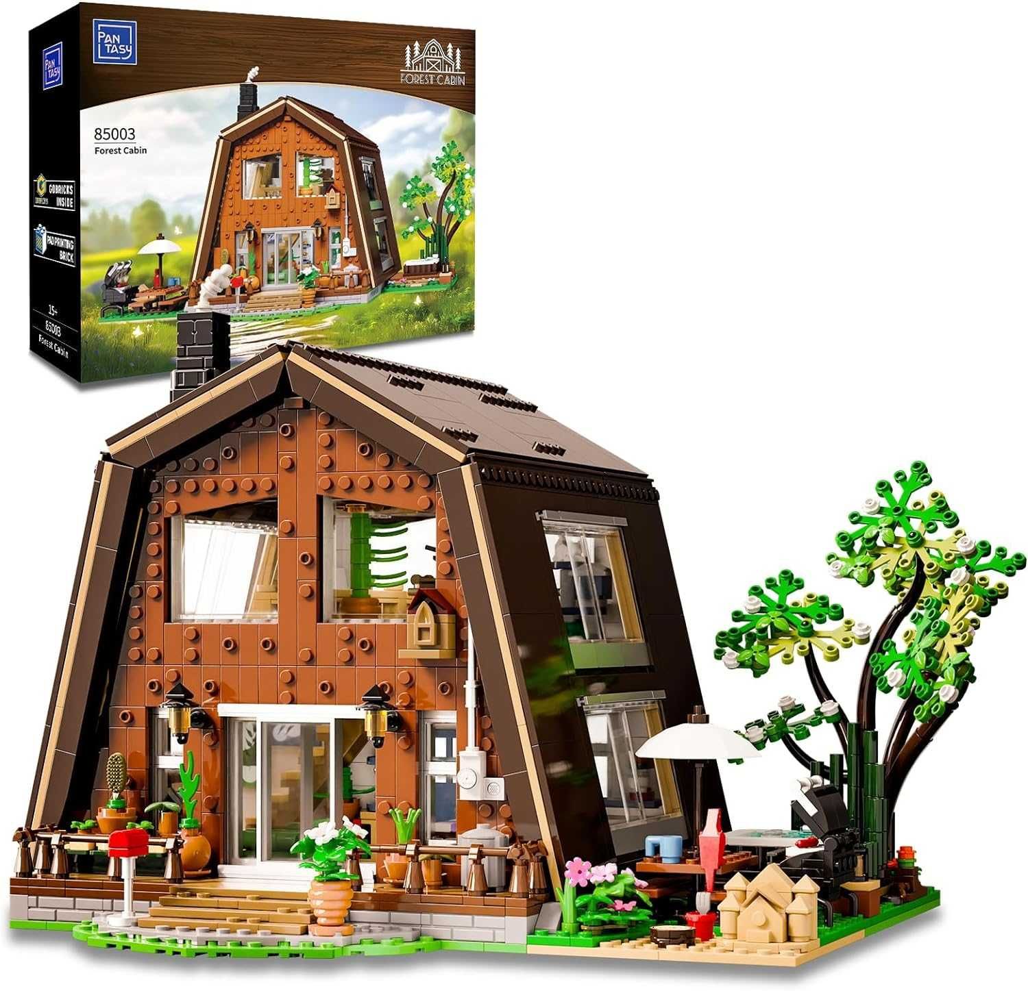 *2010 sz.* Klocki Wiejski Domek Konstrukcyjne Kompatybilne z LEGO NOWE