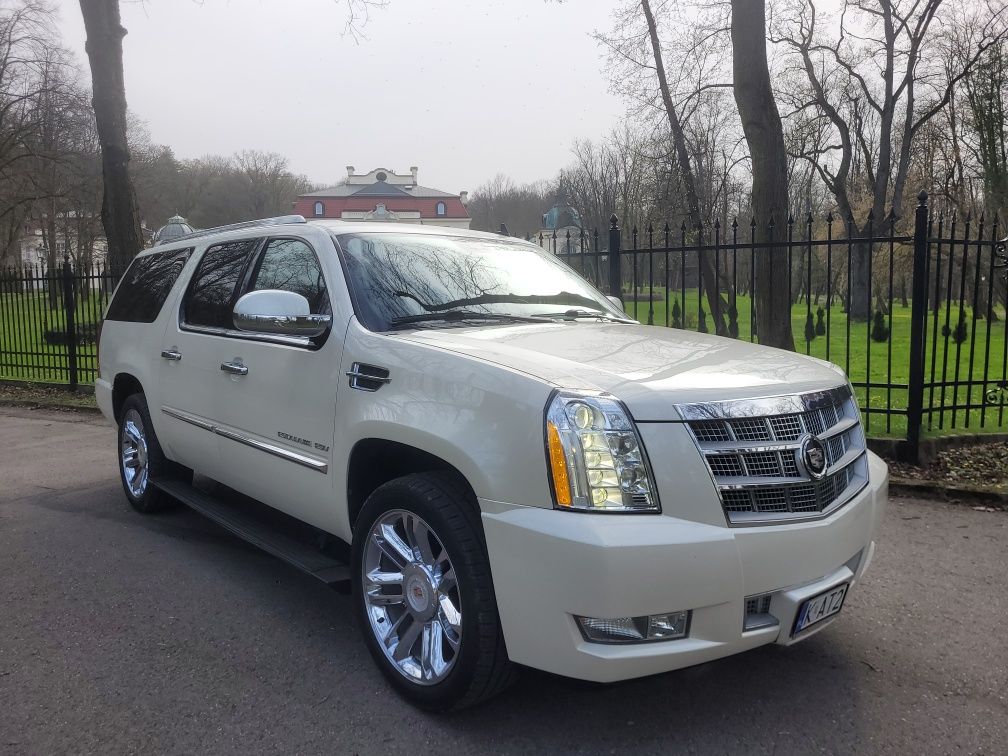 Auto do ślubu Cadillac Escalade ESV Platinium