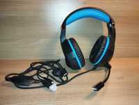 Słuchawki z Mikrofonem - OZEINO GM-6 Czarno-Niebieskie