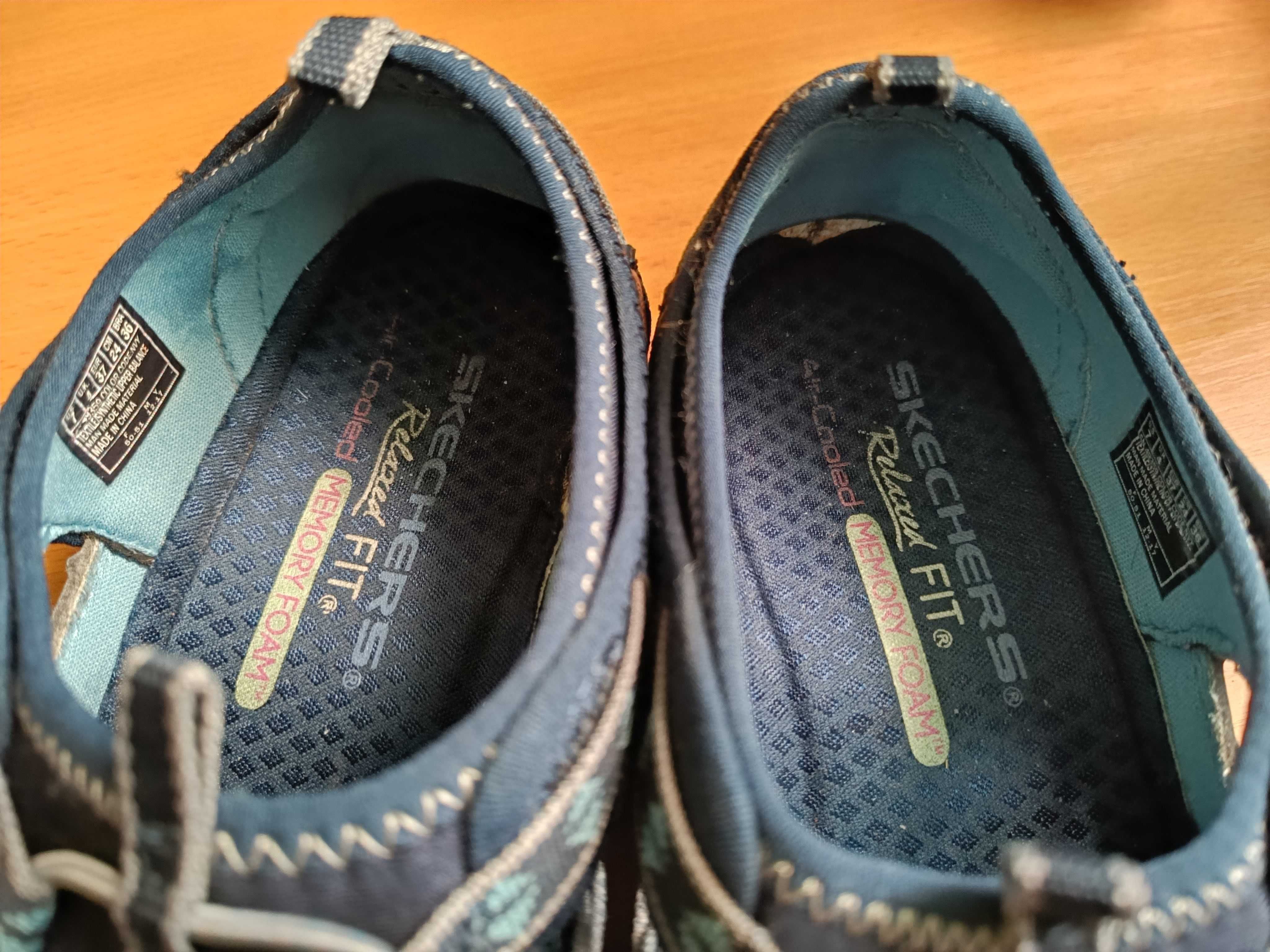 Кроссовки без шнурков Skechers весна-лето 37-38 р / 24см бу отл сост