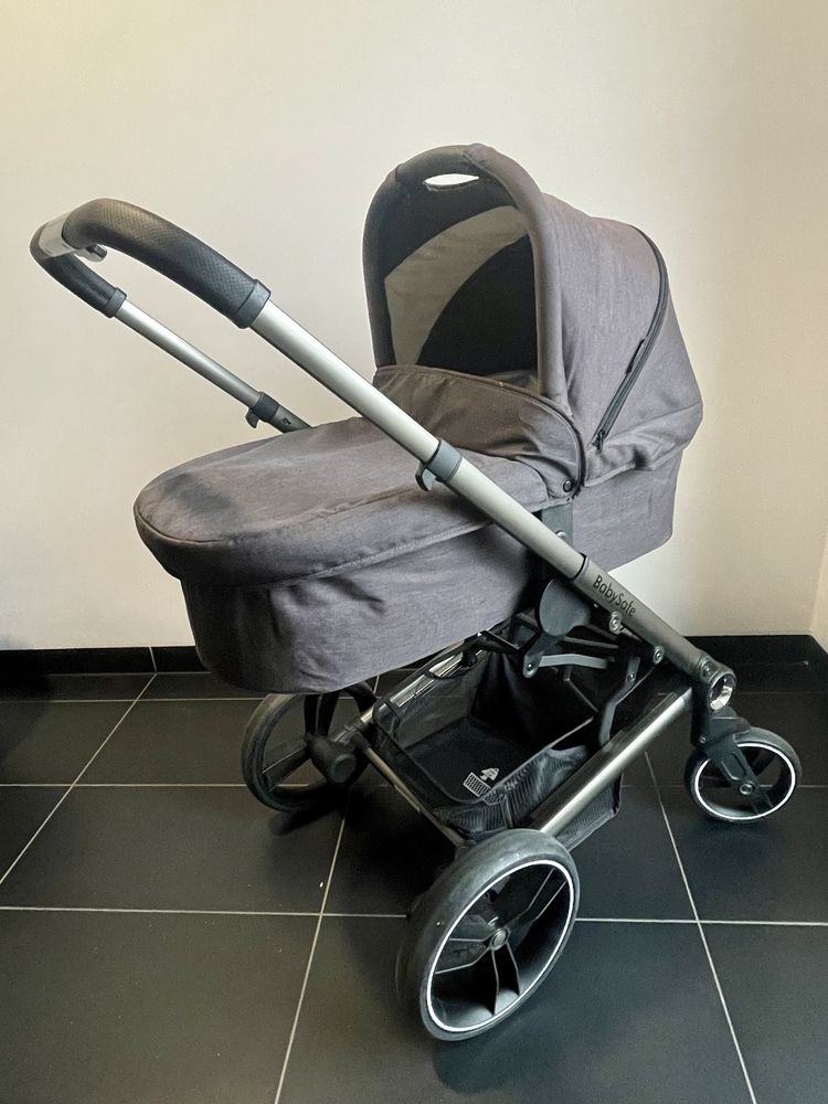 BabySafe Lucky Wózek Głęboko-Spacerowy 2w1 Czarny