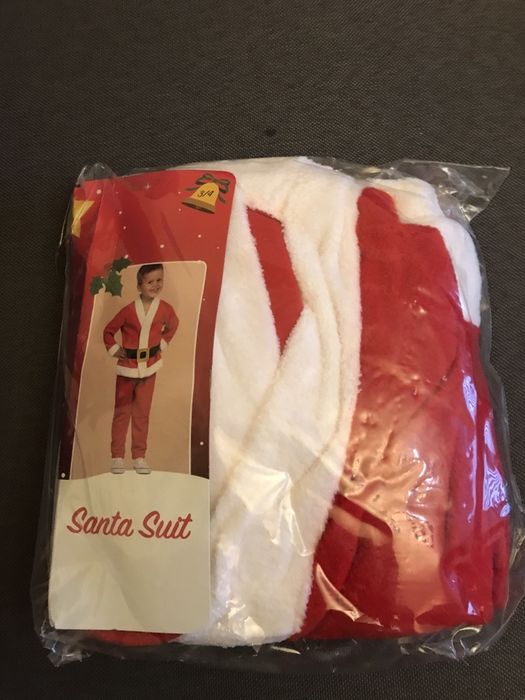 Strój Mikołaja na 3-4 lata nowy
