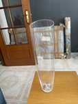 Vaso de vidro como novo