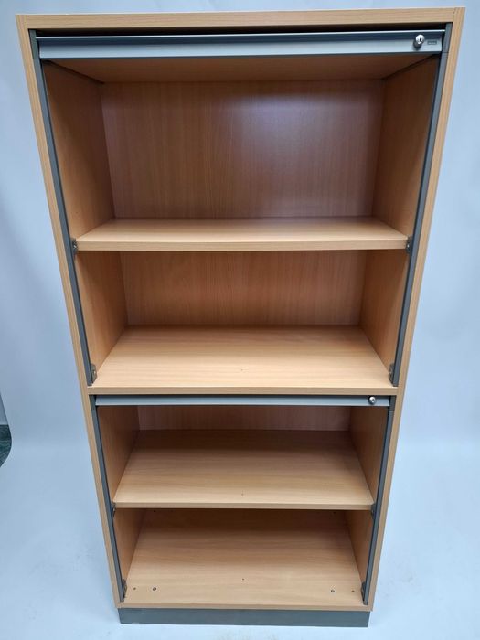 Szafa biurowa aktowa żaluzjowa Martela 4oh buk