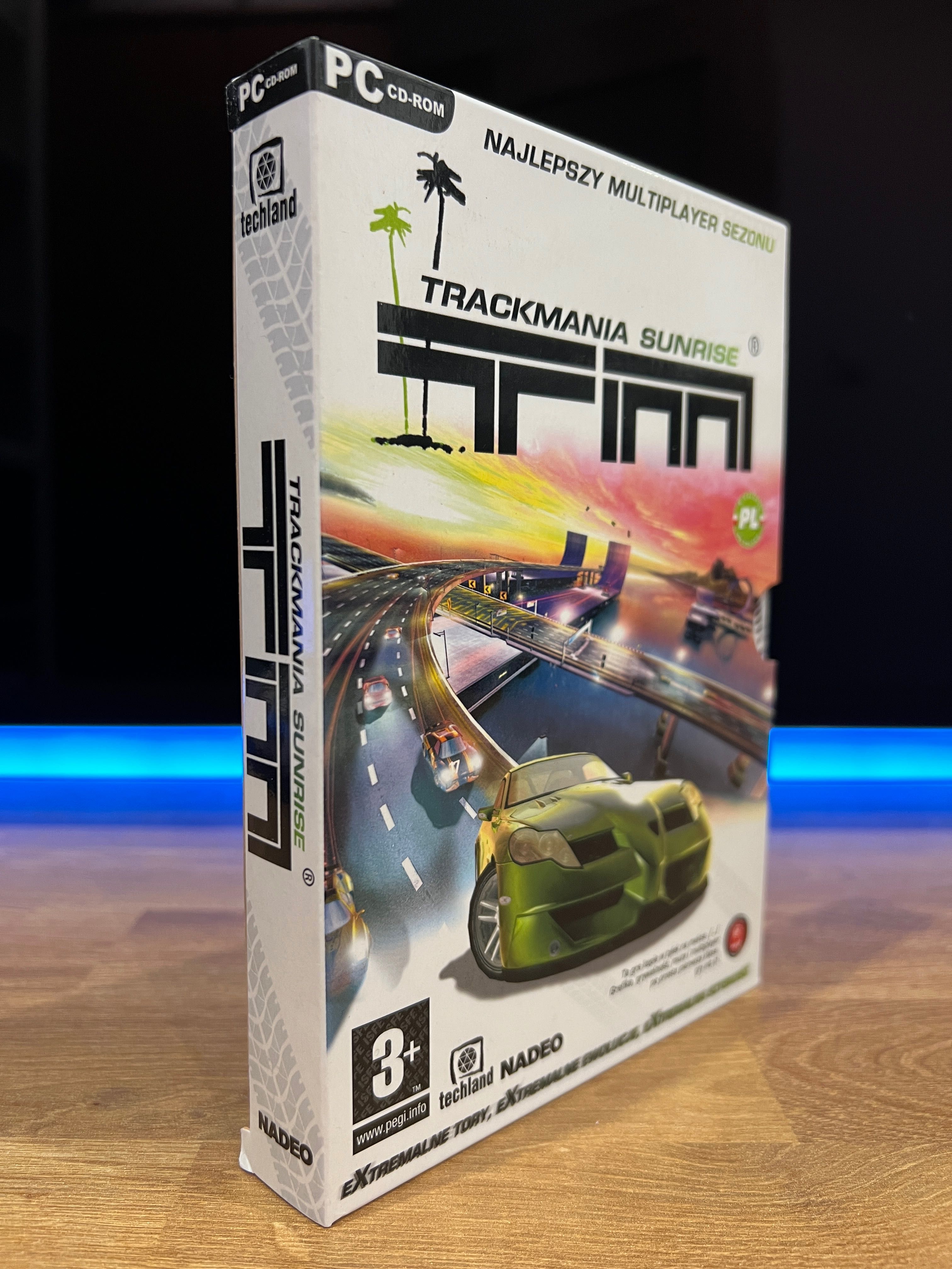 TrackMania Sunrise (PC PL 2005) slipcase BOX premierowe wydanie