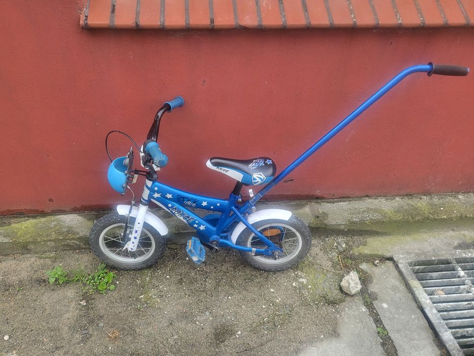 Rower rowerek 12 Rock Kids Police niebieski policyjny idealny do nauki