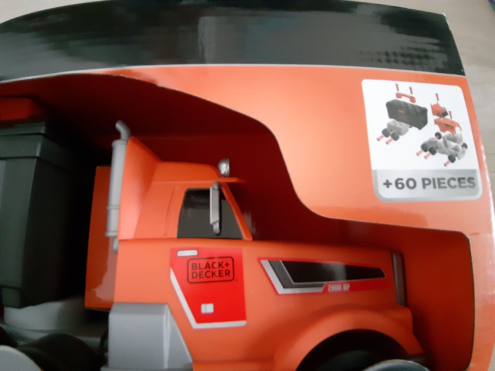 Smoby Black & Decker ciężarówka narzędzia dźwig 3w1 nowe