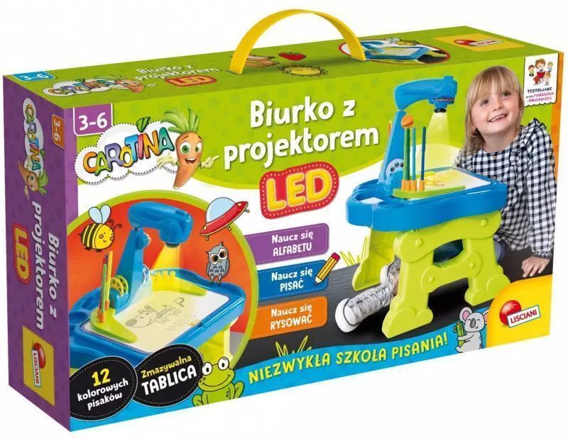 Biurko z projektorem LED. Lisciani