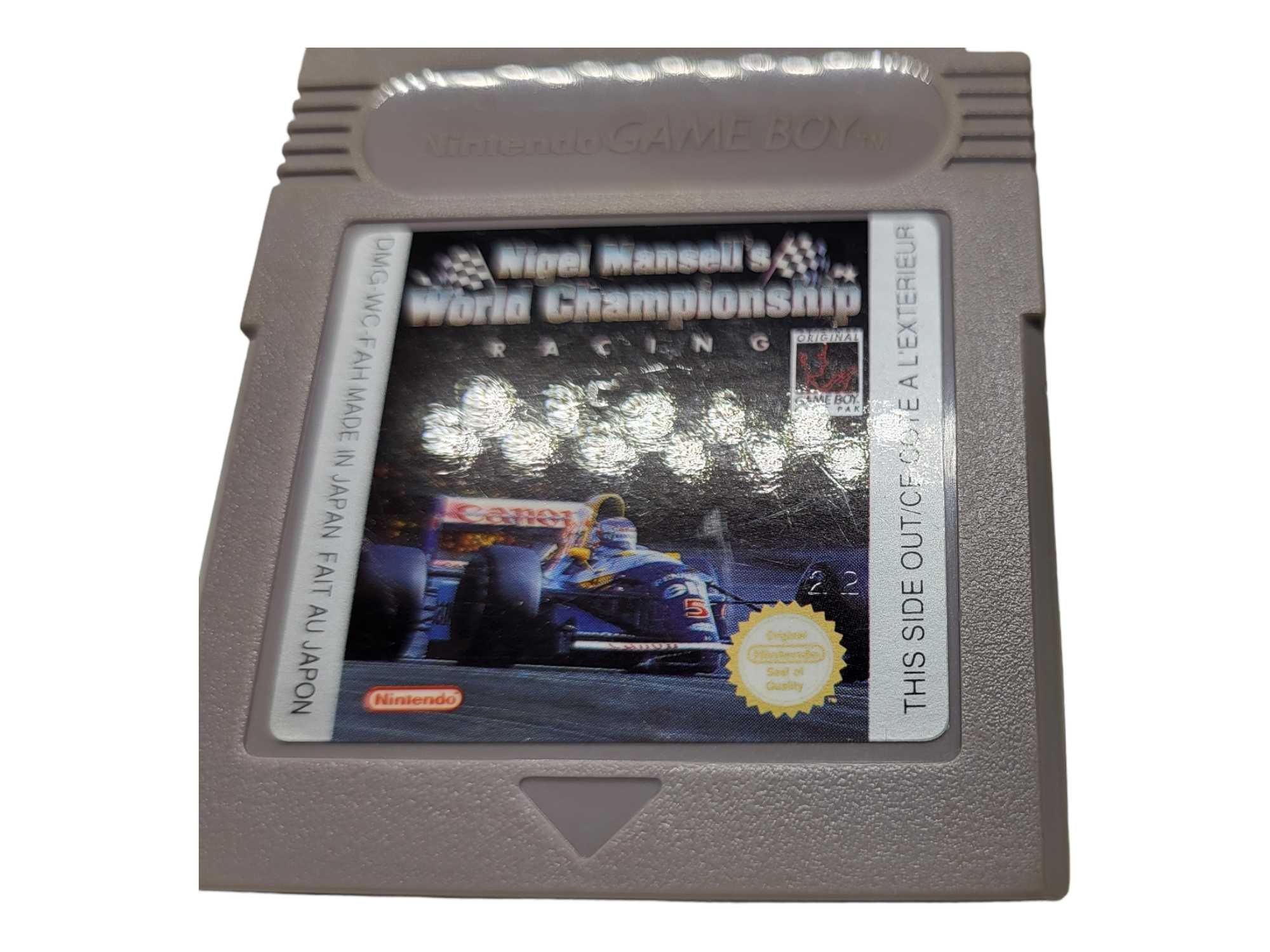 Nigel Mansell's World Championship Game Boy Gameboy Classic