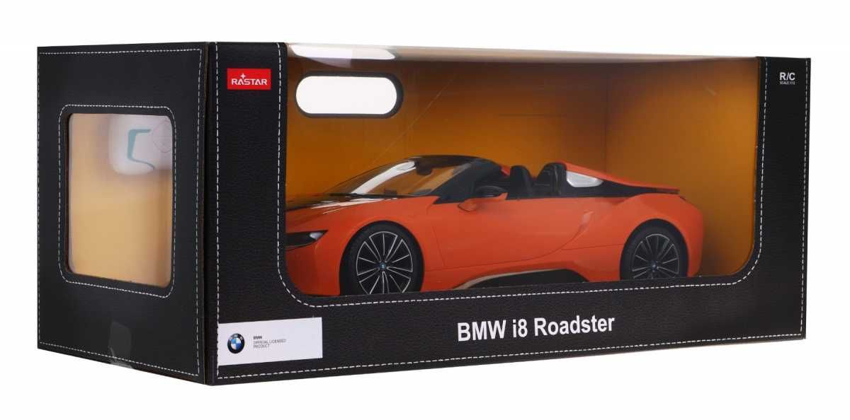 BMW i8 Roadster pomarańczowy RASTAR Zdalnie sterowane auto + pilot