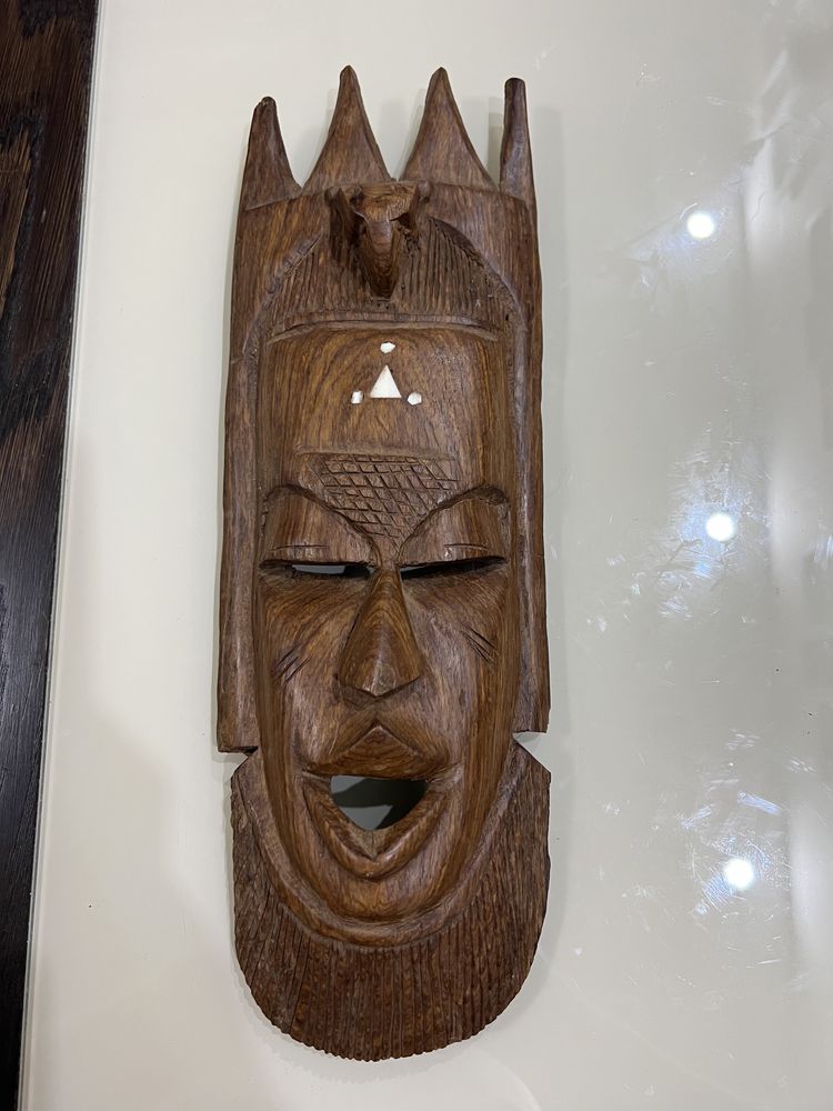Maska drewniana 36 cm