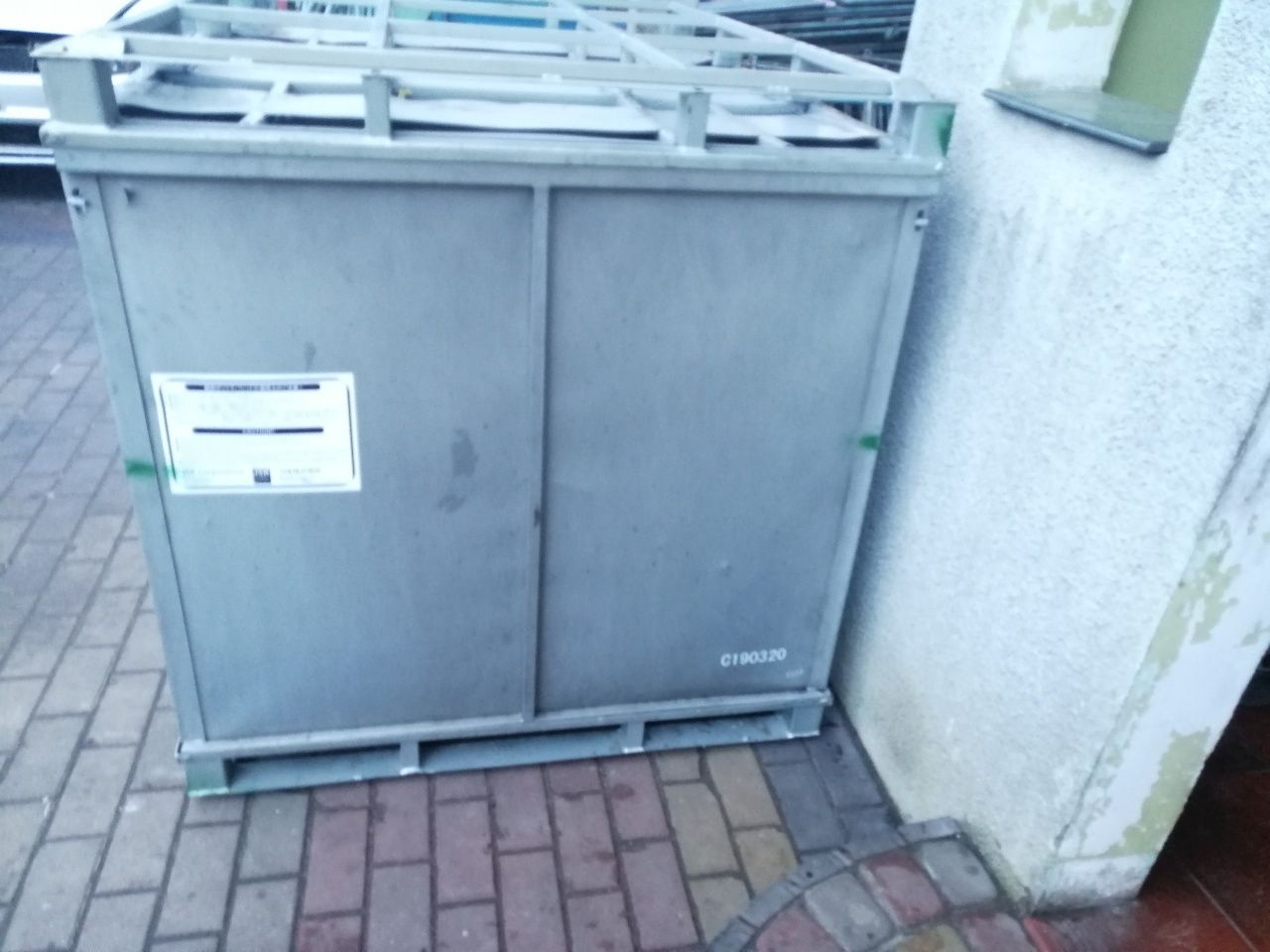 Pojemniki, paletopojemniki, gitterbox Ocynkowana