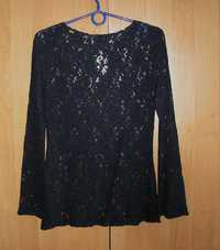 Bluzka czarna koronkowa Blouse Company r.38