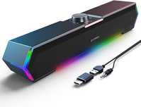 Głośniki Komputerowe G11 Z Podświetleniem Dotykowym, Usb C/Usb
