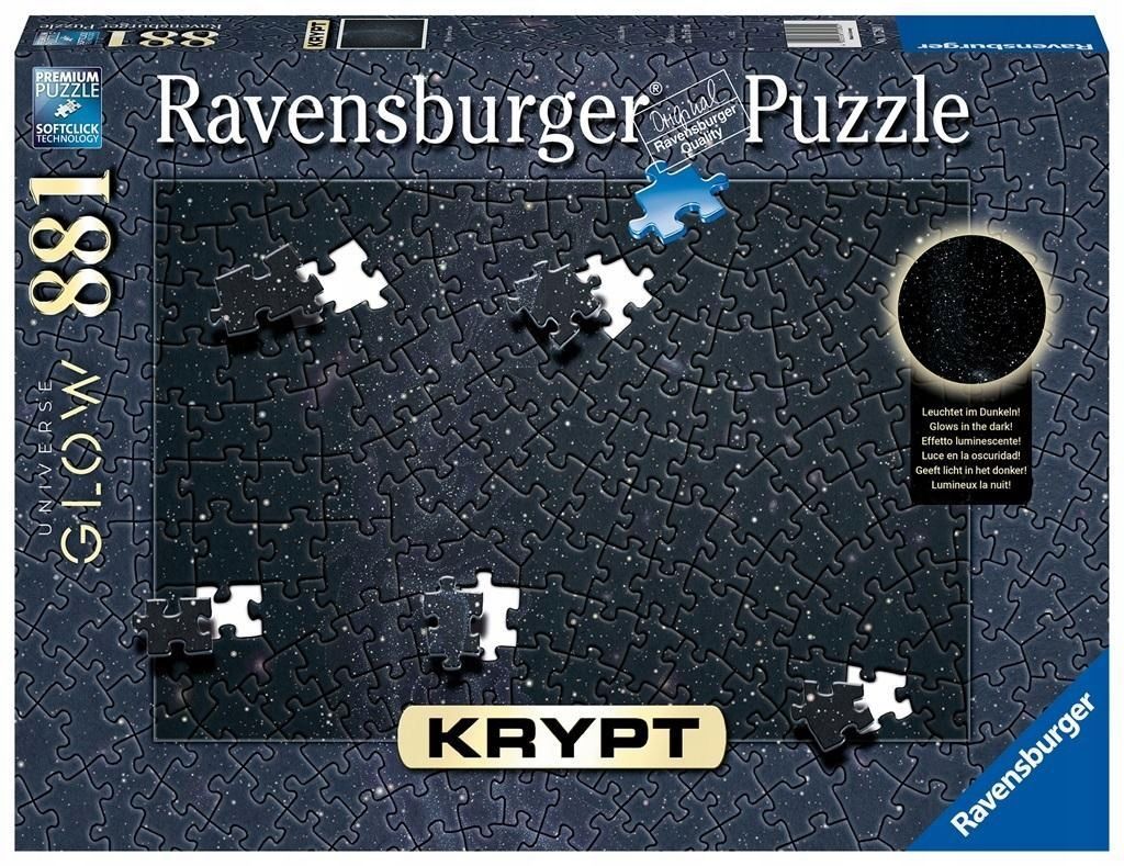 Puzzle 881 Krypt Universe Glow, Ravensburger