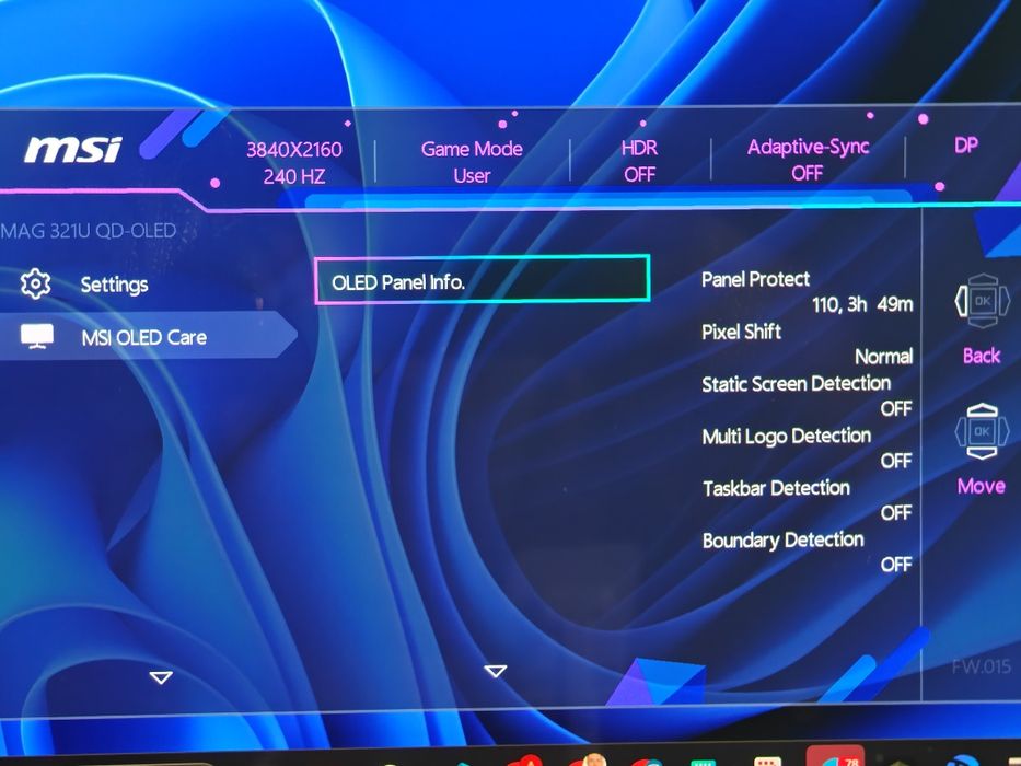 Msi mag 321UPX QO-OLED