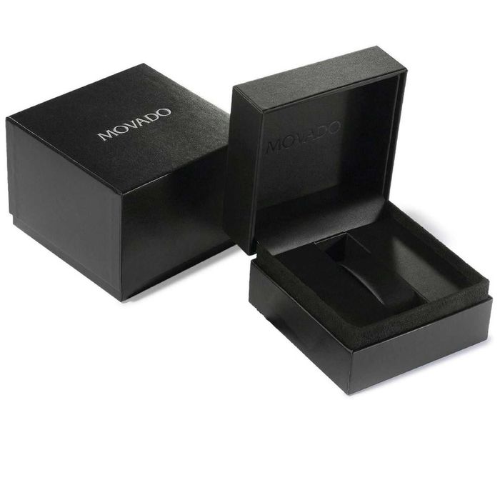 Movado Masculino Museu Clássico Mostrador Preto Relógio De Quartzo