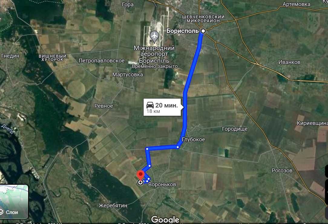 Вороньків ділянка 18 сот 12000$ під житло чи комерцію!