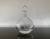 Frasco decorativo em cristal sem uso