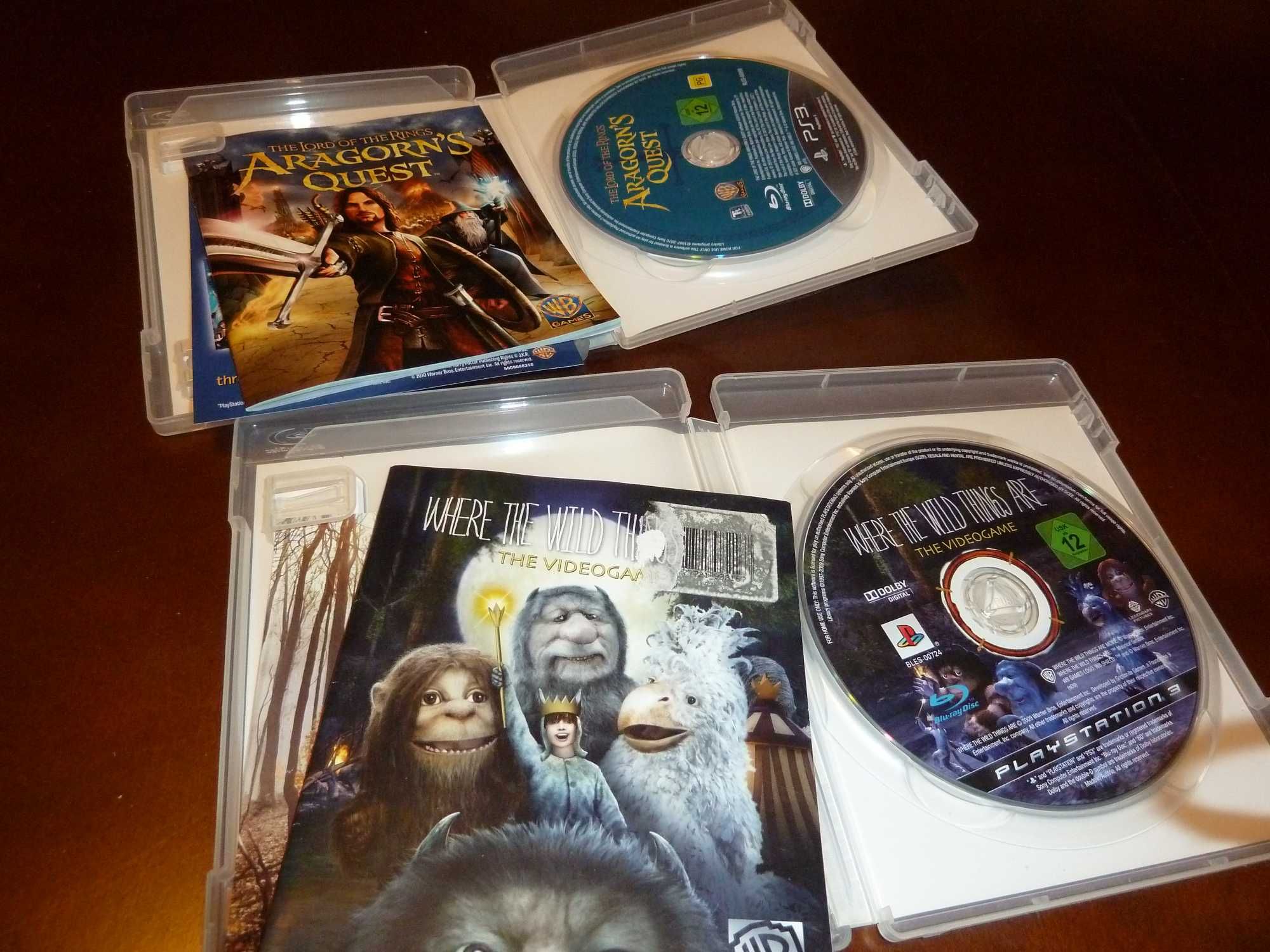 Gry dla dzieci PS3 Aragorn,Where the Wild Things Are,Disney z figurkam
