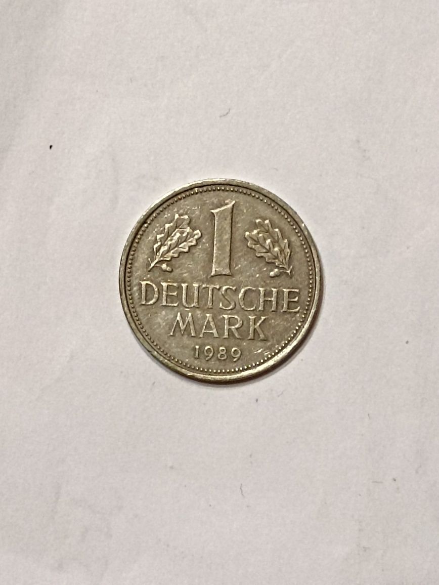 Moneta 1 Marka,Niemcy rok 1989