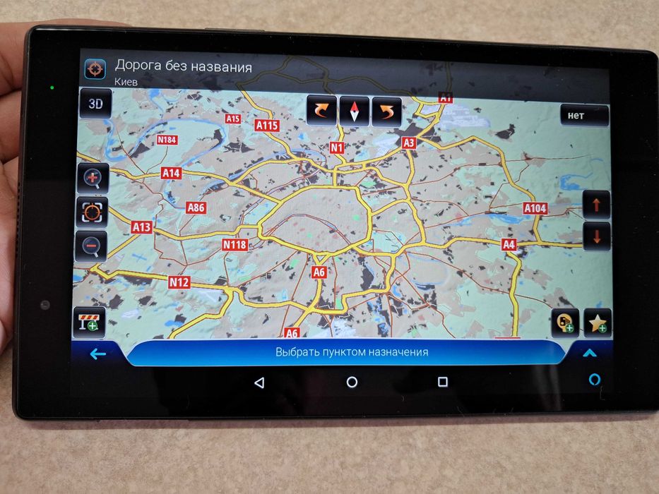 GPS навігатор для вантажівки Lenovo 8". Карти 2025р! TIR /ADR