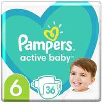 Pampersy Active Baby rozmiar 6 .36 sztuk