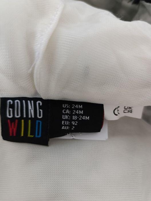 Strój kamizelka SZOP SZOPA BORSUKA SKUNKSA kostium 86/92 (367)