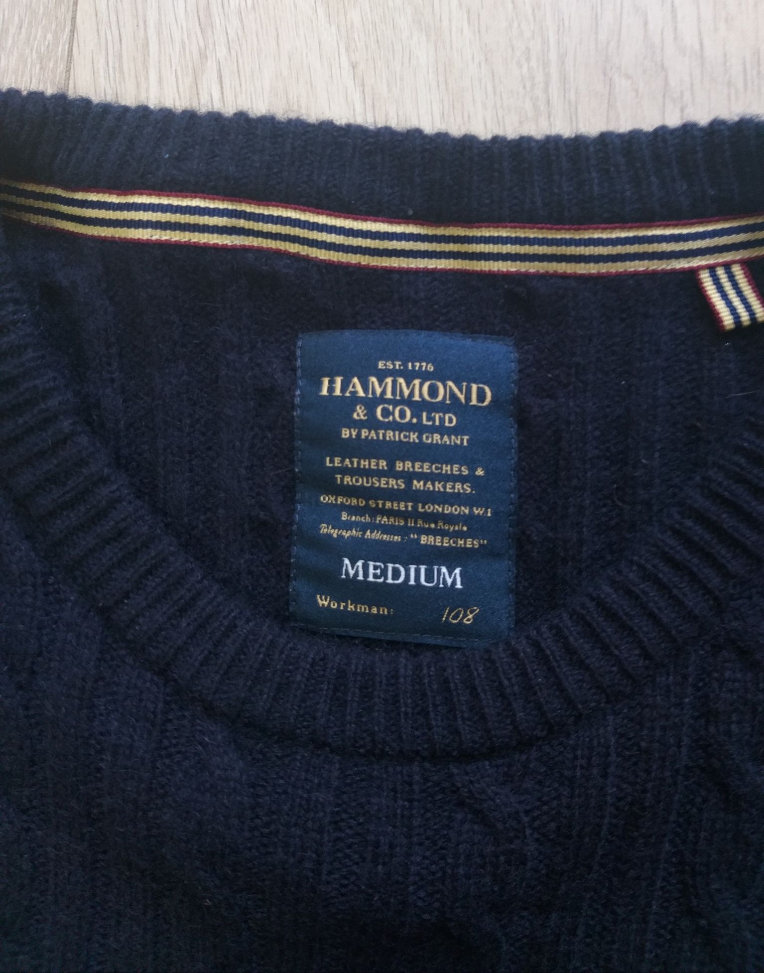 Джемпер светр кофта вязана шерстяна вовняна Hammond & Co